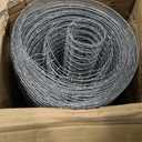 Hardware Cloth 1/2 inch 48 x 50ft Chicken Wire Fencing 19Ga, Hot Dipped Galvanized After Welding Garden Plant Supports Welded Metal Chicken Wire Fence, Poultry Animal Netting Cage Screen