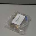 Push Fit End Cap, Push Fit Coupling, Push-to-Connect Plumbing Fittings, Brass Straight Plumbing Fittings with Disconnect Clip, Push-to-Connect, CPVC (1/2", 6 Pcs)