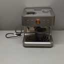 Caf Bellissimo Semi Automatic Espresso Machine + Milk Frother | WiFi Connected, Smart Kitchen Essentials | Built-In Bean Grinder, 15-Bar Pump & 95-Ounce Water Reservoir | Steel Silver