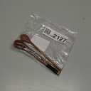 Unomor 3Pcs Long Handle Wooden Coffee Spoon Set Small Wooden Stirring Spoons for Coffee Tea Honey and Dessert Mixing Natural Material