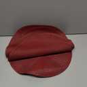 SHACOS Round Placemats Set of 6 for Dining Table 15 inch Round Braided Place Mats Washable Non Slip Kitchen Table Mats, Burgundy