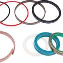 Backhoe Boom Hydraulic Cylinder Seal Kit 1543265C1 G105547 Compatible with Case 450 450B 450C 455B 455C 580SE 580C 580D 580SD 650G 750H 850D 850E 580B 580F 850B 850C 855C 850K 850H 1150H W14