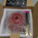 7PC Japanese Tea Set."Red Koi" Cast Iron Tea Pot with 2 Tea Cups, 2 Saucers, Tea Infuser and Teapot Trivet. Ceremonial Matcha Accessories