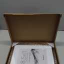 Fun Memories 8.5 by 11 Picture Frame, Natural Solid Walnut Wood Photo Frame with HD Tempered Glass, Modern Simple 8.5 x 11 Wooden Frame Matted to 6x8, Wall or Tabletop Display