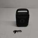 iLive Electronics ISB199B Wireless Tailgate Party Speaker, with LED Light Effects and Built-in Rechargeable Battery, Black