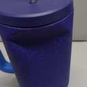 Meoky 40oz Tumbler with Handle, Leak-proof Lid and Straw, Insulated Coffee Mug Stainless Steel Travel Mug, Keeps Cold for 34 Hours or Hot for 10 Hours (Offshore)