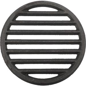 Cast Iron Bottom Fire Grate - 9 Inch Round BBQ Grill Grate Replacement, High Heat Charcoal Plate Bottom Grate Grill Parts, Fireplace Grate for Fire Pit Project BBQ Accessories Parts