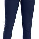 POSHGLAM Women's Maternity Pants Casual Work Pull-on Stretch Comfy Skinny Pregnancy Pants with Pockets