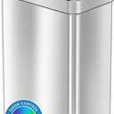iTouchless, 68 Liter Wings-Open Sensor Trash Can with AbsorbX Odor Filter & Pet-Proof Lid, Stainless Steel, 18 Gallon