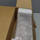 2 Pieces Acrylic Flower Vase Rectangular - Clear Floral Centerpiece for Dining Table Each 14 Inches, Connect to Form 28 Inches Long Rectangle Acrylic Vase for Home Wedding Dining Table Decor