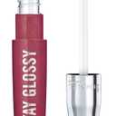 Rimmel Stay Glossy Lip Gloss - Non-Sticky and Lightweight Formula for Lip Color and Shine - 340 Captivate Me!, .18oz