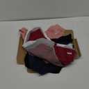 FINETOO Womens Underwear Cotton Bikini Rib Cheeky Panties Sexy V-shaped Waistband Hipster (Medium-Large, Color A(10 Pack))