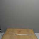 Yaheetech Round Nesting Side Table Stacking Coffee Table, Set of 2 Circular End Tables w/Metal Frame & Tempered Glass Top & Protective Foot Pads for Small Space Living Room Office, Mustard Gold