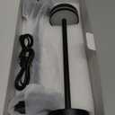 PUSU Cordless Table Lamp Set of 2, Battery Powered LED Desk Lamp Portable Table Lights 3-Level Brightness Touch Control, Lighting for Home Office Bedroom Hotel Restaurant Outdoor Night Light(Black)