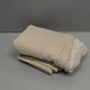 lulumoon Baby Blankets for Newborn Muslin: Thermal Minky Dotted Backing - Cotton Receiving Blanket for Baby Essential & Registry Gift 30"x40"(Ivory)