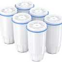 Upgraded Water Filter Replacement Fit for Zero Pitcher and Dispenser ZR-001 ZR-004 ZP-006 ZR-017, Five-Stage Filter System, Effectively Reducing Lead, Chromium, and Contaminants, 6 Packs, By BOGDA