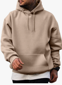 JMIERR Mens Casual Cotton Hooded Collar Drawstring Hoodies Pullover Sweatshirts Casual Long Sleeve Shirts