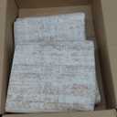 4x6 Area Rugs for Living Room, Vintage Washable Rugs for Dining Room, Bedroom, Home Office Decor, Non-Slip Beige Carpet Thin Rug