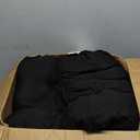 Tufted Bench Cushions for Outdoor Furniture, 59" x 18" Porch Swing Cushions Filled with Foam, Overstuffed Patio Cushions for Bench Loveseat with 2-3 Seats,Thick and Water Resistant, Black