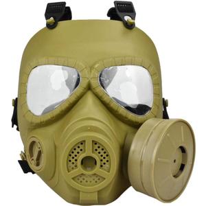 Airsoft Tactical Protective Mask M88 Helmet Full Face Eye Protection Skull CS Mask Adjustable Strap One Size fits All Airsoft BB Gun CS Game Party