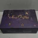 SHareconn 106PCS Christmas Balls Ornaments Set, Colorful Shatterproof Plastic Decorative Baubles for Xmas Tree Decor Holiday Wedding Party Decoration with Hanging Hooks, Red & Gold