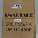 SMARTAKE 200 Pcs Parchment Paper Baking Sheets, 12x16 Inches Non-Stick Precut Baking Parchment, for Baking Grilling Steaming Bread Cup Cake Cookie and More (Unbleached)