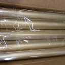 YaFex Curtain Rods 32-118 Inch, Heavy Duty 1 Inch Adjustable Curtain Rod for Windows, Gold Long Window Treatment Rods, Modern Design, Easy Installation