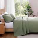 WRENSONGE Sage Green California/Oversized King Size Quilt Bedding Set with 2 Pillow Shams -3 Pieces Lightweight Soft Bedspreads Coverlet for All Season