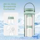 10oz Breastmilk Storage Bottle, Compatible with Momcozy Milk Cooler 22oz & Spectra Pumps, Wide-Neck Collection Bottles for Pumping & Fridge, BPA-Free, Breastfeeding Essentials, 4PCS
