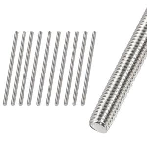 M8 x 40mm Fully Threaded Rod & Studs, 304 Stainless Steel Right Hand Threads Rods, M8-1.25 Thread Pitch for Anchor Bolts, Clamps, Hangers and U-Bolts 10pcs