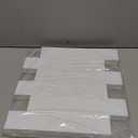 STICKGOO 10-Sheet White Subway Tiles Peel and Stick Backsplash, Stick on Tiles Kitchen Backsplash (Thicker Design) (Cold White With White Grout)