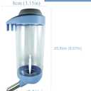 Dog Crate Water Bottle Dispenser - No Drip Dog Kennel Water Dispenser & Cage Bottle - Easy-to-Use Water Bottle for Cat Crate - Perfect for Keeping Your Pet Hydrated (Blue)-500ML