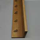 COAT RACK Wall-Mounted Wooden Multiple Metal Hooks Top with Storage Board Clothes Hat Bag Key Hallway Bathroom Closet (Size : 50cm)