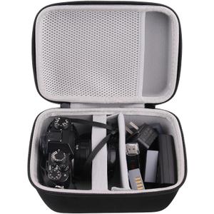 Hard EVA Carrying Case Compatible with Compatible with Fujifilm X-T50,X-T5,X-T30 II, X-T30, X-T10, X-T20 Mirrorless Digital Camera Kit storage box(Fits 16-50mm / 18-55mm Lenses) Black