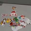 WEUOPG 16pcs Christmas Iron on Patches, Embroidered Sew Applique Repair Patch for T-Shirts Hats Backpacks Clothing, Sew On/Iron On Patch Applique for Christmas Decoration DIY Accessories