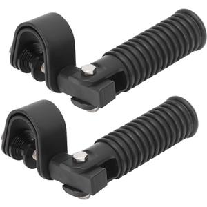 SIXRUN Motorcycle Foot Pegs Clamp Footrest Mount Engine Crash Bar (Black), SIXRUNgognsf3hym-11