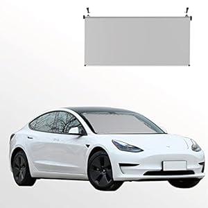 Retractable Windshield Sun Shade for Tesla Model 3,New Permanent Automotive Front Window Sunshades for Long Term Use Roll Up & Down with a Button,Easy Storage-No More Storing and Moving Retractable Windshield Sun Shade for Tesla Model 3,New Permanent Automotive Front Window Sunshades for Long Term Use Roll Up & Down with a Button,Easy Storage-No More Storing and Moving