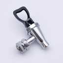 Beverage Dispenser Faucet Replacement Spigot Rustproof Comfortable Handle 1/2 inch Lever Spout with Gaskets for Coffee Jar, black