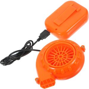 Toddmomy Mini Air Blower for Inflatable Costumes Lightweight Portable Fan for Dinosaur Costume and Halloween Cosplay with Random Air Outlet Style