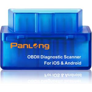 Panlong OBD2 Scanner Bluetooth for iPhone iOS Android OBDII Car Diagnostic Scan Tool Engine Fault Code Reader