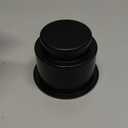 SEETOOOGAMES Jumbo Aluminum Drop-in Poker Table Cup Holder Insert) (Black)