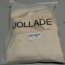 JOLLADE Non-See-Through Taupe Privacy Semi Sheer Curtains That Let Light in 84 Inches Long Light Filtering Sheer Window Curtains Drapes for Living Room Bedroom 2 Panels Set Cream