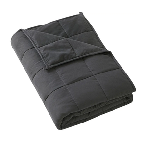 MOTRIP Adults Weighted Blanket 15 Pounds Queen Size, Cooling Blanket for Hot Sleepers, Machine Washable Soft Bed Blanket with Premium Glass Bead, 60''x80'' 15lbs Grey