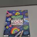 Dan&Darci Kids Rock Painting Kit - Glow in The Dark - Easter Gifts Arts & Crafts for Boys and Girls Ages 6-12 - Craft Activities Kits - Creative Art Toys for 6, 7, 8, 9, 10, 11 & 12 Year Old Kid