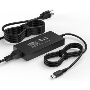 VHBW 240W USB Tip Charger for MSI GP77 GS77 GE76 GE66 GP76 GP66 MS-17K3 A20-240P2A A240A007P S93-0409410-C54 Stealth 17 14 Studio Creator Z16 HX CreatorPro Z16P Z17 RTX 4090 4080 4070 Power Supply