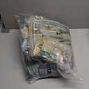 Zealude 5x7 Floral Rug, Green Rug for Living Room, Washable Low Pile Bedroom Rugs, Non Slip Throw Rugs with Rubber Backing, Soft Carpet for Dining Room Home Office Playroom