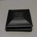 SIEDiNLAR 4x4 Pyramid Post Caps Waterproof Outdoor 4x4 Post Cover, Fits 3.5x3.5 4x4 Wood Vinyl Posts for Fence Deck Mailbox Patio (Black, 24 Pack)