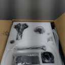 Bella Depot 52" Modern Black Chandelier Ceiling Fan with Light and Remote, Fandelier Ceiling Fan Light for Indoor Patio Bedroom Living Room Office Outdoor