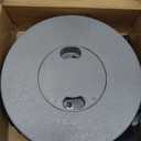 ALEVMOOM Upgraded Collapsible Stool with Cushion & Bag, 18" H Portable Retractable Telescoping Folding Stool for Adults, Lightweight But Sturdy Capacity 600 lbs for Camping Fishing Hiking Travel (Grey)