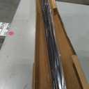 Ivilon Drapery Window Curtain Rod - End Cap Style Design 1 Inch Pole. 72 to 144 Inch Color Black